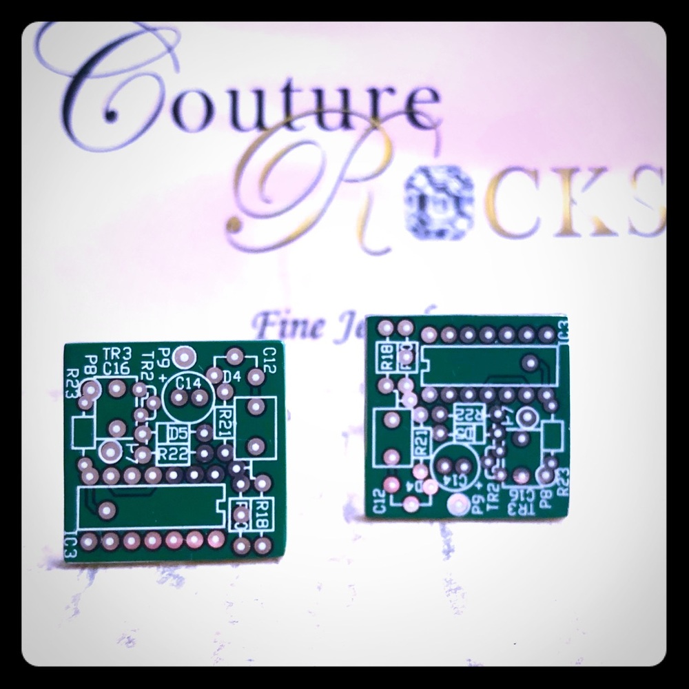 BNIB! Circuit Board Cuff Links